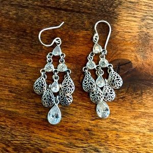 Silpada Cascading Chandelier Sterling Earrings